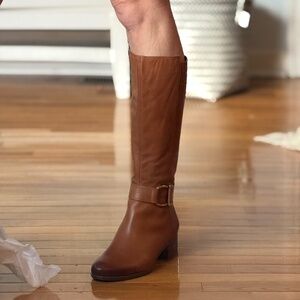 Leather riding style boots Naturalizer Dempsey sz8
